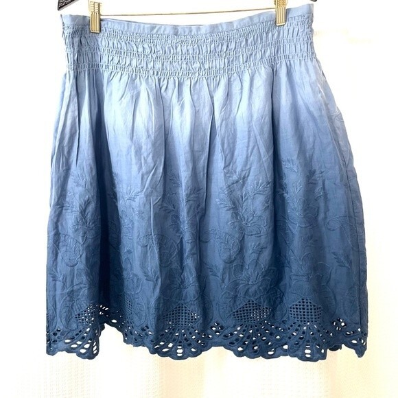 Sundance Summer Skies Skirt in Deep Blue 16 - Picture 3 of 10